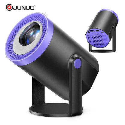 JUNUO Hot Selling TURN1 8K Mini Projector Android Smart Portable Home Theater with 200ANSI New Arrival Short Throw Projector