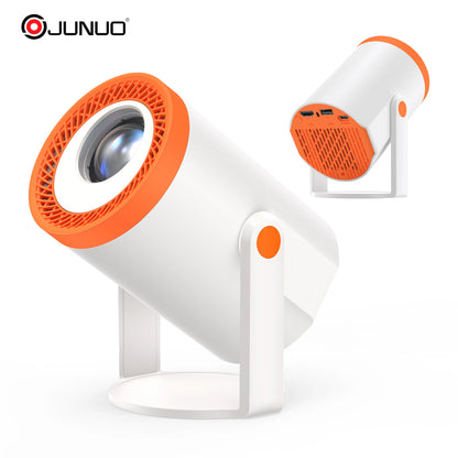 JUNUO Hot Selling TURN1 8K Mini Projector Android Smart Portable Home Theater with 200ANSI New Arrival Short Throw Projector